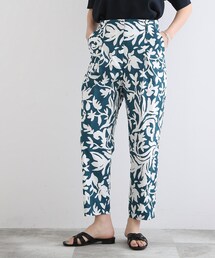 INDIVI（インディヴィ）の「◆【洗える】ボタニカルテーパードパンツ（その他パンツ）」