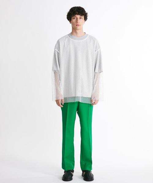 UNITED TOKYO(ユナイテッドトウキョウ)の「ボートメッシュプルオーバー(Tシャツ/カットソー・メンズ・ホワイト/ブラック/ブルー・3/2/1)」の10枚目の写真