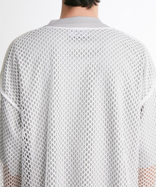 UNITED TOKYO(ユナイテッドトウキョウ)の「ボートメッシュプルオーバー(Tシャツ/カットソー・メンズ・ホワイト/ブラック/ブルー・3/2/1)」の16枚目の写真