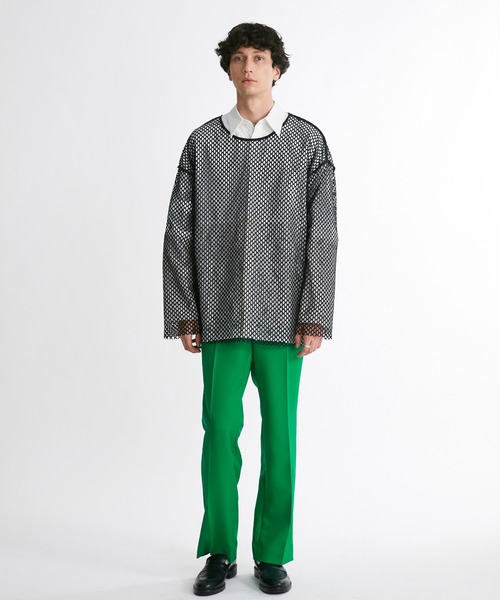 UNITED TOKYO(ユナイテッドトウキョウ)の「ボートメッシュプルオーバー(Tシャツ/カットソー・メンズ・ホワイト/ブラック/ブルー・3/2/1)」の20枚目の写真