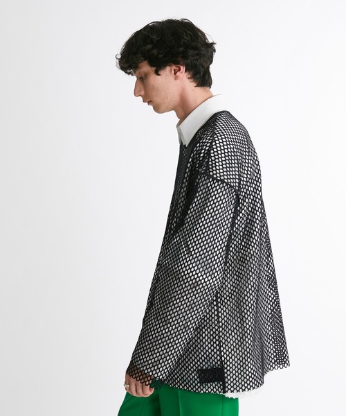 UNITED TOKYO(ユナイテッドトウキョウ)の「ボートメッシュプルオーバー(Tシャツ/カットソー・メンズ・ホワイト/ブラック/ブルー・3/2/1)」の11枚目の写真