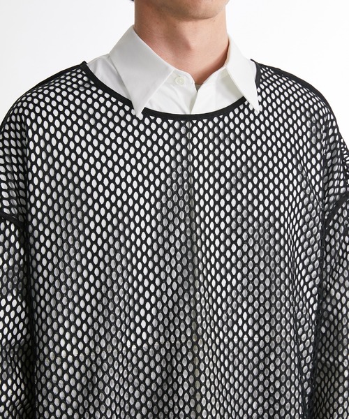 UNITED TOKYO(ユナイテッドトウキョウ)の「ボートメッシュプルオーバー(Tシャツ/カットソー・メンズ・ホワイト/ブラック/ブルー・3/2/1)」の19枚目の写真