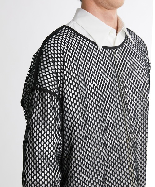 UNITED TOKYO(ユナイテッドトウキョウ)の「ボートメッシュプルオーバー(Tシャツ/カットソー・メンズ・ホワイト/ブラック/ブルー・3/2/1)」の22枚目の写真