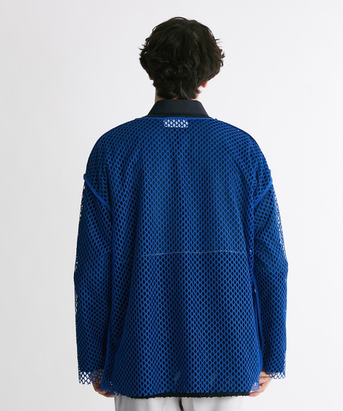 UNITED TOKYO(ユナイテッドトウキョウ)の「ボートメッシュプルオーバー(Tシャツ/カットソー・メンズ・ホワイト/ブラック/ブルー・3/2/1)」の21枚目の写真