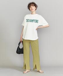 BEAUTY&YOUTH UNITED ARROWS | クレープ フロントスリット フレアパンツ -ウォッシャブル-(その他パンツ)