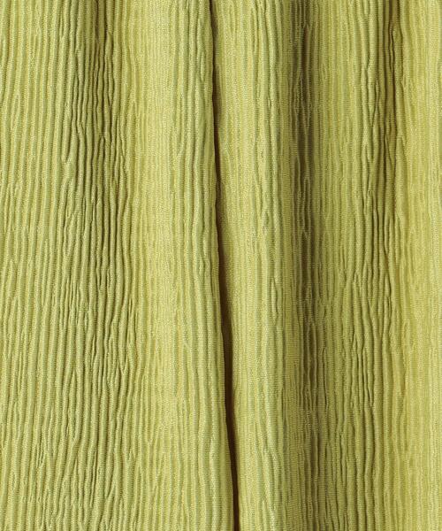 BEAUTY&YOUTH UNITED ARROWS（ビューティーアンドユースユナイテッドアローズ）の「クレープ フロントスリット フレアパンツ -ウォッシャブル-（その他パンツ・レディース・イエロー/ブラック・M/S）」の17枚目の写真