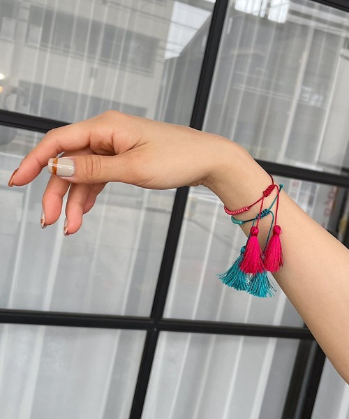 PAGEBOY(ページボーイ)の「カラフルビーズブレスレットSET(ブレスレット・レディース・マルチ・FREE)」の5枚目の写真