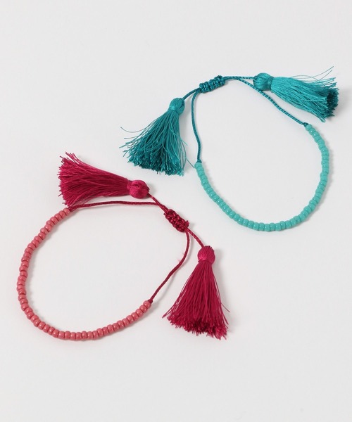 PAGEBOY(ページボーイ)の「カラフルビーズブレスレットSET(ブレスレット・レディース・マルチ・FREE)」の4枚目の写真