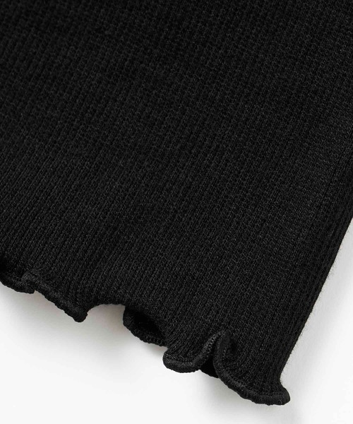 X-girl（エックスガール）の「LOGO L/S CARDIGAN（カーディガン/ボレロ・レディース・ブラック/ネイビー/ピンク・S/M）」の10枚目の写真