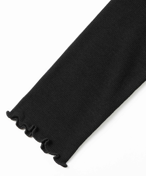 X-girl（エックスガール）の「LOGO L/S CARDIGAN（カーディガン/ボレロ・レディース・ブラック/ネイビー/ピンク・S/M）」の11枚目の写真