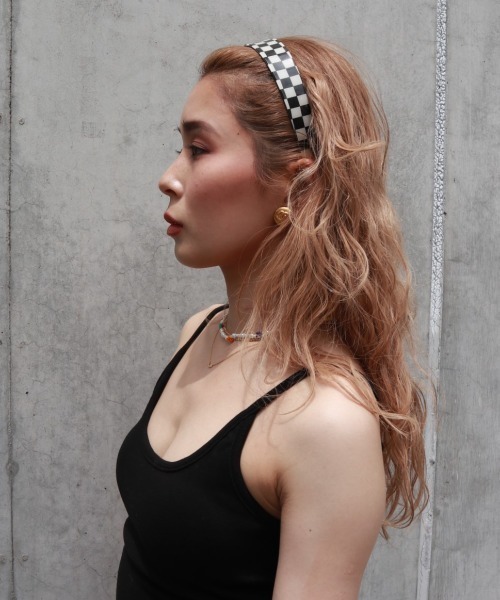 FIG&VIPER（フィグアンドバイパー）の「チェッカーカチューシャ（カチューシャ・レディース・マルチ・FREE）」の5枚目の写真