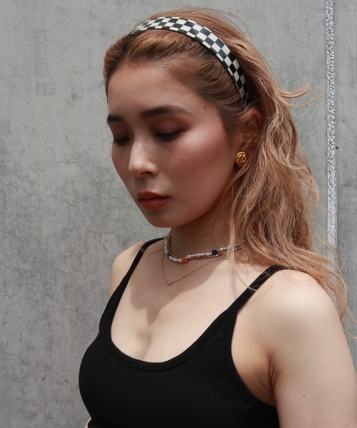 FIG&VIPER（フィグアンドバイパー）の「チェッカーカチューシャ（カチューシャ・レディース・マルチ・FREE）」の8枚目の写真