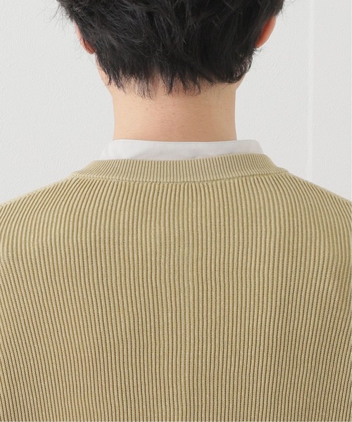 crepuscule(クレプスキュール)の「【CREPUSCULE / クレプスキュール】AZE HENRY NECK L/S(ニット/セーター・メンズ・ベージュ/ブラウン/イエロー/グリーン・1/2)」の8枚目の写真