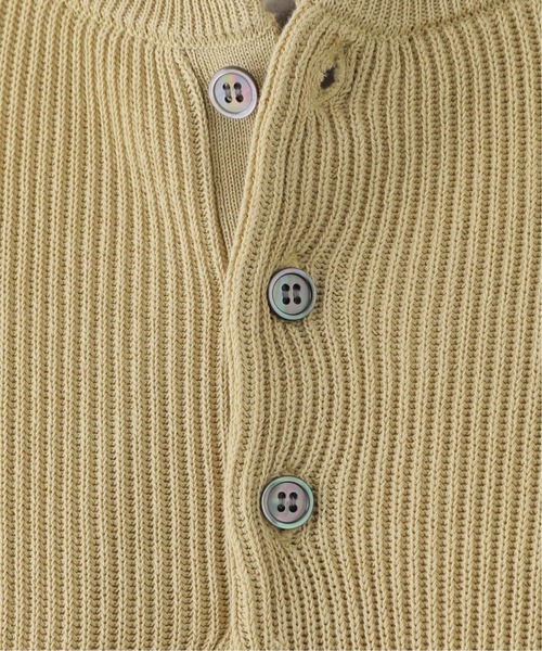 crepuscule(クレプスキュール)の「【CREPUSCULE / クレプスキュール】AZE HENRY NECK L/S(ニット/セーター・メンズ・ベージュ/ブラウン/イエロー/グリーン・1/2)」の13枚目の写真