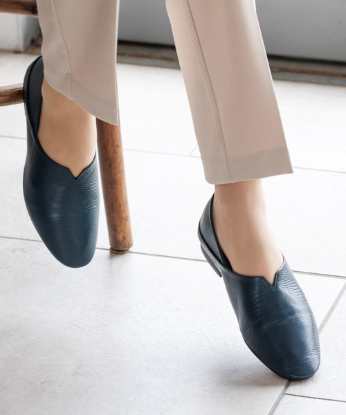 water massage(ウォーターマッサージ)の「【water massage】ソフトバブーシュ/622310(スリッポン・レディース・ブラック/ダークブラウン/ライトグレー/ブルーグレー・23.5cm/24.0cm/24.5cm/22.0cm/23.0cm/21.5cm/22.5cm/25.0cm)」の4枚目の写真