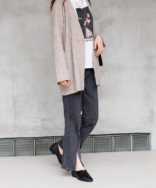 water massage(ウォーターマッサージ)の「【water massage】ソフトバブーシュ/622310(スリッポン・レディース・ブラック/ダークブラウン/ライトグレー/ブルーグレー・23.5cm/24.0cm/24.5cm/22.0cm/23.0cm/21.5cm/22.5cm/25.0cm)」の15枚目の写真