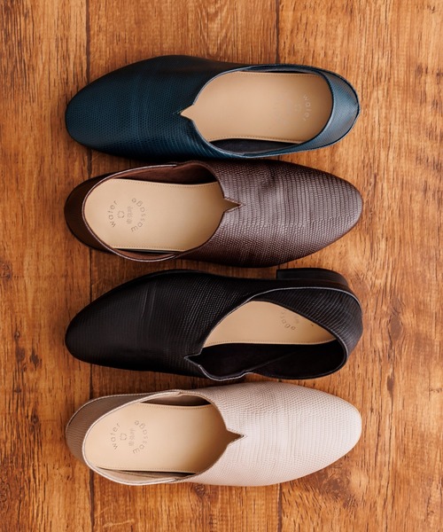 water massage(ウォーターマッサージ)の「【water massage】ソフトバブーシュ/622310(スリッポン・レディース・ブラック/ダークブラウン/ライトグレー/ブルーグレー・23.5cm/24.0cm/24.5cm/22.0cm/23.0cm/21.5cm/22.5cm/25.0cm)」の19枚目の写真