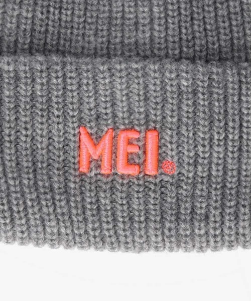 MEI（メイ）の「MEI  3D EMB WATCH ACRYLIC（ニットキャップ/ビーニー・メンズ・グリーン/ベージュ/ライトパープル/ブラック/ライトブルー/グレー・57~59cm）」の18枚目の写真