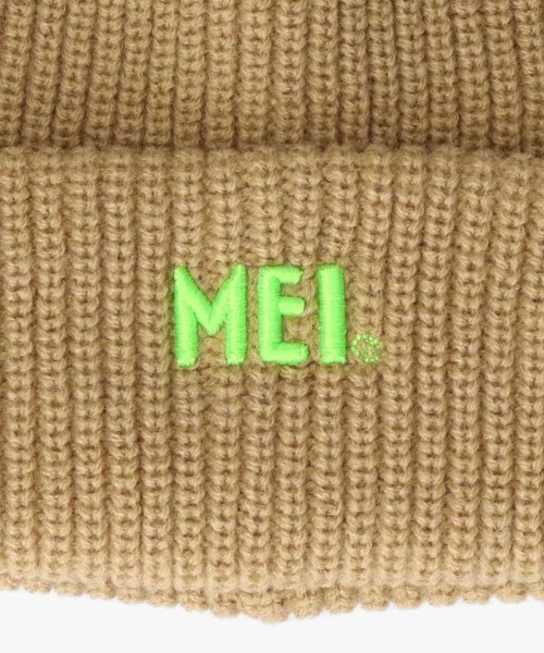 MEI（メイ）の「MEI  3D EMB WATCH ACRYLIC（ニットキャップ/ビーニー・メンズ・グリーン/ベージュ/ライトパープル/ブラック/ライトブルー/グレー・57~59cm）」の16枚目の写真