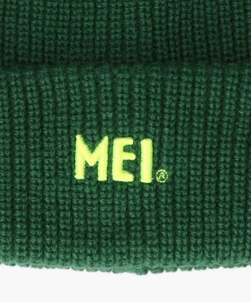 MEI（メイ）の「MEI  3D EMB WATCH ACRYLIC（ニットキャップ/ビーニー・メンズ・グリーン/ベージュ/ライトパープル/ブラック/ライトブルー/グレー・57~59cm）」の14枚目の写真
