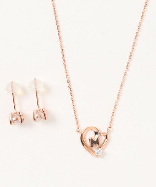 METROCITY（メトロシティ）の「ネックレス ピアス セット（ピアス（両耳用）・レディース・ピンクゴールド・ONE SIZE）」の16枚目の写真