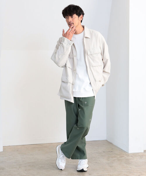 B:MING by BEAMS(ビーミングバイビームス)の「B:MING by BEAMS / ピーチスキン ミリタリージャケット(ミリタリージャケット・メンズ・チャコールグレー/アイボリー・SMALL/MEDIUM/LARGE/X-LARGE)」の7枚目の写真