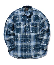 BEAMS PLUS | BEAMS PLUS / スプラッシュブリーチ ネルチェック ワークシャツ クラシックフィット(シャツ/ブラウス)