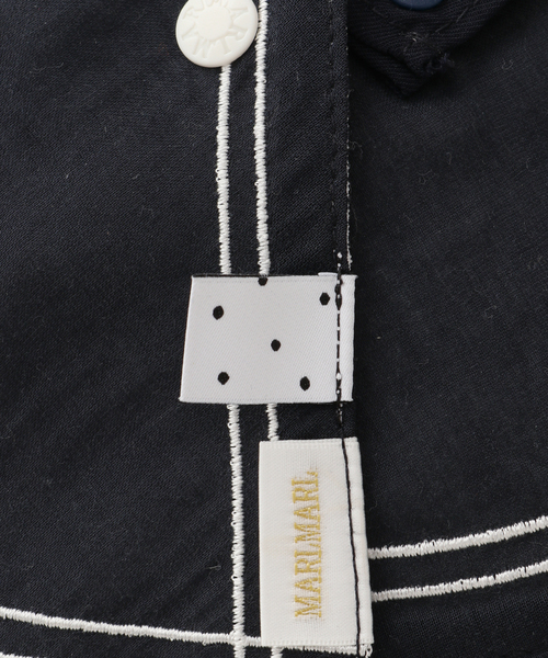 IENA ENFANT（イエナアンファン）の「【MARLMARL】別注 bibs ドット（baby）（スタイ/よだれかけ・キッズ・ネイビー・FREE）」の13枚目の写真