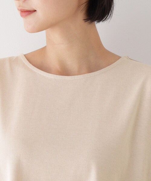 DRESKIP(ドレスキップ)の「◆ゆったりテントラインTシャツ(Tシャツ/カットソー・レディース・ブルー/グレー系その他/パープル系4/ブラック/ライトベージュ・00)」の8枚目の写真