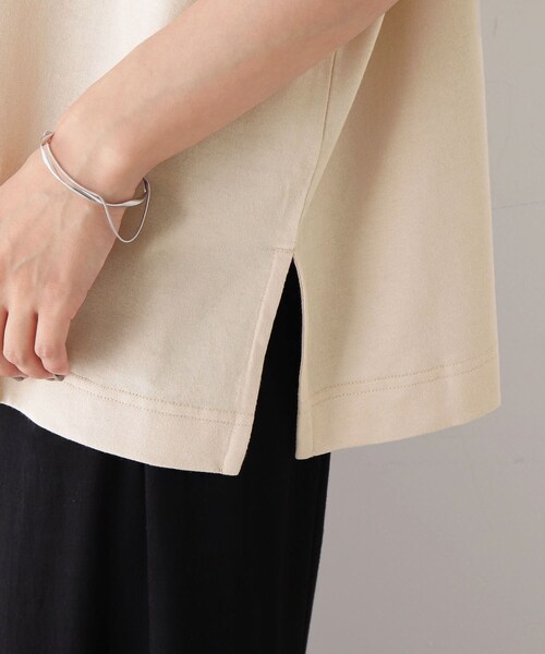 DRESKIP(ドレスキップ)の「◆ゆったりテントラインTシャツ(Tシャツ/カットソー・レディース・ブルー/グレー系その他/パープル系4/ブラック/ライトベージュ・00)」の10枚目の写真