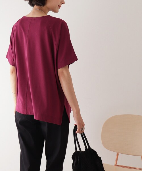 DRESKIP(ドレスキップ)の「◆ゆったりテントラインTシャツ(Tシャツ/カットソー・レディース・ブルー/グレー系その他/パープル系4/ブラック/ライトベージュ・00)」の22枚目の写真