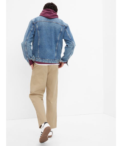 GAP(ギャップ)の「GapFlex ウォッシュウェル リラックステーパードパンツ(チノパンツ・メンズ・ブラック/ベージュ/ブラウン・30W/32W/34W/36W/28W/29W/31W/33W)」の4枚目の写真