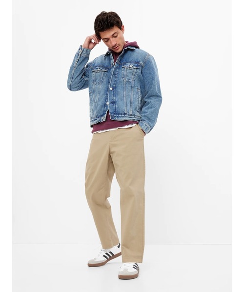 GAP(ギャップ)の「GapFlex ウォッシュウェル リラックステーパードパンツ(チノパンツ・メンズ・ブラック/ベージュ/ブラウン・30W/32W/34W/36W/28W/29W/31W/33W)」の20枚目の写真