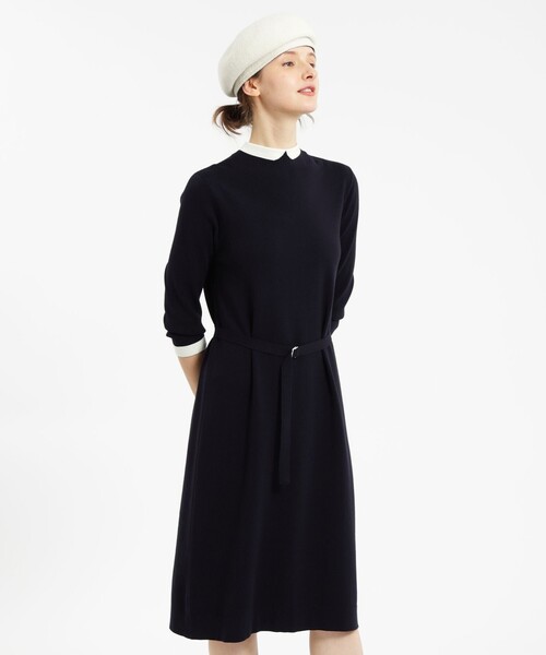 予約販売 ワンピース H5j050 を購入できます Mackintosh Cleric Collar Mackintosh Knit Philosophy マッキントッシュ ワンピース ドレス ワンピース ワンピース Mackintosh フィロソフィー のファッション Sale公式