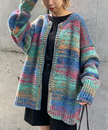 CIAOPANIC | 2wayミックスニットカーデ/グラデーション(カーディガン/ボレロ)