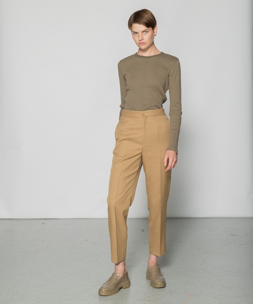 N.O.R.C by the line（ノークバイザライン）の「ツイルスラックス（スラックス・レディース・ワイン/ブラウン/ブラック/カーキ/イエロー/ピンク・XS/S/M/L）」の10枚目の写真