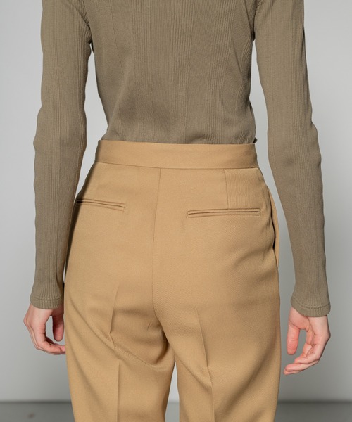 N.O.R.C by the line（ノークバイザライン）の「ツイルスラックス（スラックス・レディース・ワイン/ブラウン/ブラック/カーキ/イエロー/ピンク・XS/S/M/L）」の14枚目の写真