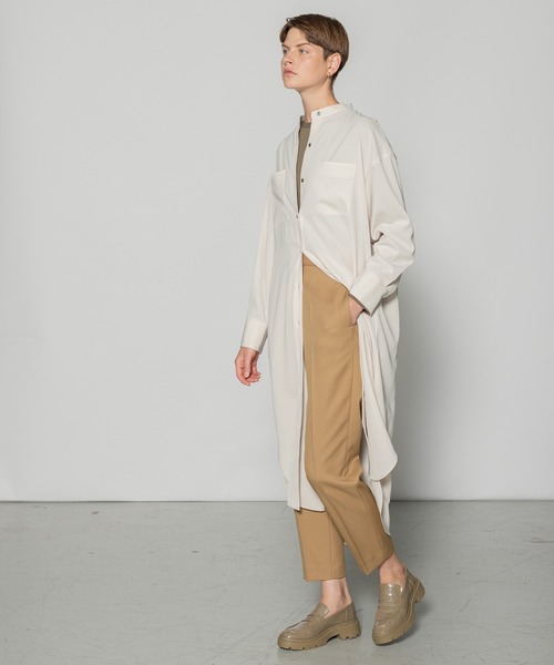 N.O.R.C by the line（ノークバイザライン）の「ツイルスラックス（スラックス・レディース・ワイン/ブラウン/ブラック/カーキ/イエロー/ピンク・XS/S/M/L）」の16枚目の写真