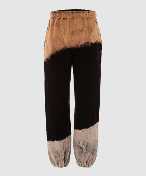 NOMA t.d.(ノーマティーディー)の「Hand Dyed Twist Pants(スウェットパンツ・メンズ・ブラウン/ブラック/グレー・1/2/3)」の2枚目の写真