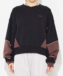 X-girl | BICOLOR WIDE SWEAT(スウェット)