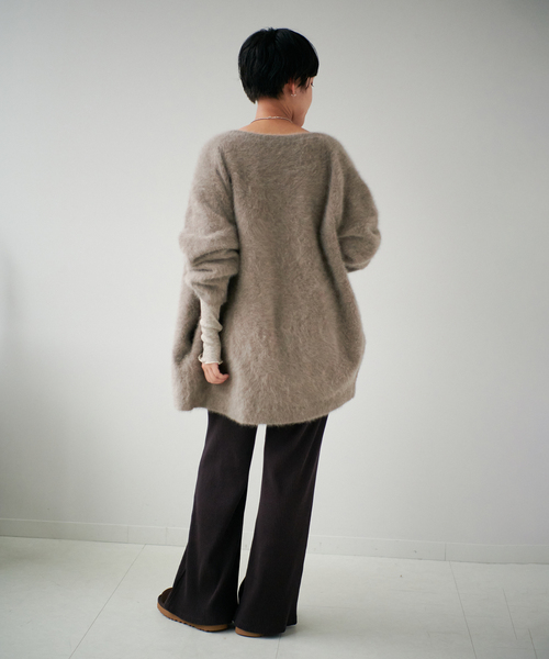 EMILY WEEK（エミリーウィーク）の「オーガニックコットンヤクウールプルオーバー（Tシャツ/カットソー・レディース・ベージュ/ブラウン・FREE）」の14枚目の写真