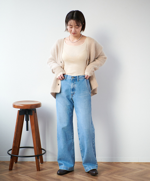 EMILY WEEK（エミリーウィーク）の「オーガニックコットンヤクウールプルオーバー（Tシャツ/カットソー・レディース・ベージュ/ブラウン・FREE）」の8枚目の写真