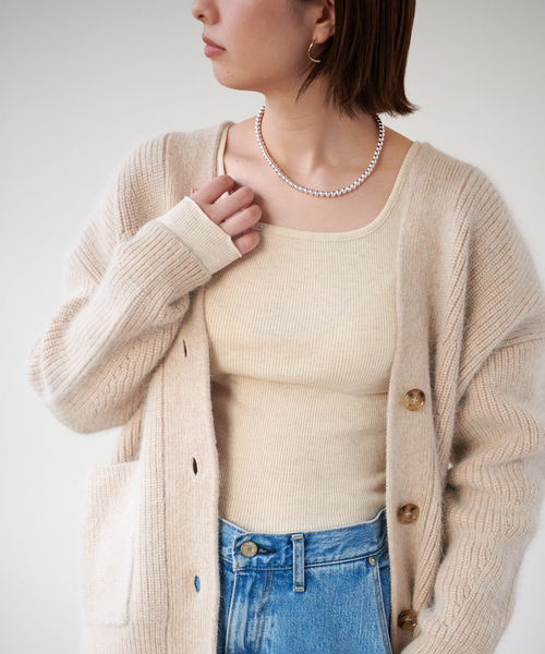 EMILY WEEK（エミリーウィーク）の「オーガニックコットンヤクウールプルオーバー（Tシャツ/カットソー・レディース・ベージュ/ブラウン・FREE）」の19枚目の写真