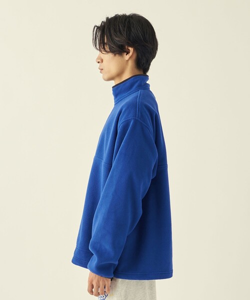 info. BEAUTY&YOUTH(インフォビューティアンドユース)の「<info. BEAUTY&YOUTH> フリース プルオーバー ブルゾン(その他アウター・メンズ・ケリー/ロイヤルブルー/ブラック/その他1・M/S/L)」の6枚目の写真