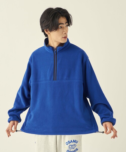 info. BEAUTY&YOUTH(インフォビューティアンドユース)の「<info. BEAUTY&YOUTH> フリース プルオーバー ブルゾン(その他アウター・メンズ・ケリー/ロイヤルブルー/ブラック/その他1・M/S/L)」の8枚目の写真