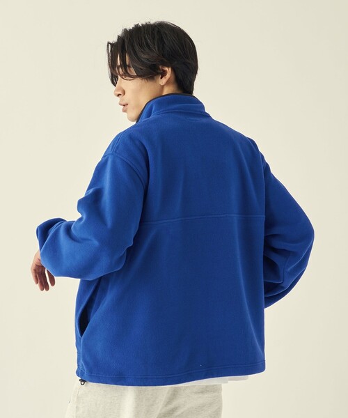 info. BEAUTY&YOUTH(インフォビューティアンドユース)の「<info. BEAUTY&YOUTH> フリース プルオーバー ブルゾン(その他アウター・メンズ・ケリー/ロイヤルブルー/ブラック/その他1・M/S/L)」の11枚目の写真