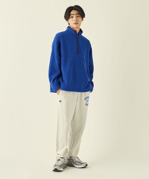 info. BEAUTY&YOUTH(インフォビューティアンドユース)の「<info. BEAUTY&YOUTH> フリース プルオーバー ブルゾン(その他アウター・メンズ・ケリー/ロイヤルブルー/ブラック/その他1・M/S/L)」の12枚目の写真