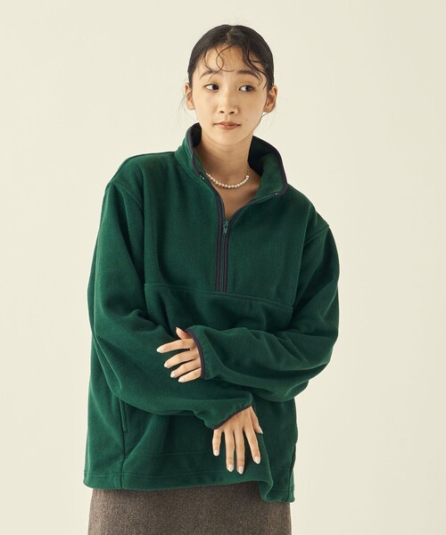 info. BEAUTY&YOUTH(インフォビューティアンドユース)の「<info. BEAUTY&YOUTH> フリース プルオーバー ブルゾン(その他アウター・メンズ・ケリー/ロイヤルブルー/ブラック/その他1・M/S/L)」の21枚目の写真