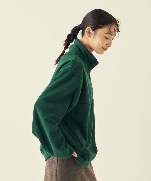 info. BEAUTY&YOUTH(インフォビューティアンドユース)の「<info. BEAUTY&YOUTH> フリース プルオーバー ブルゾン(その他アウター・メンズ・ケリー/ロイヤルブルー/ブラック/その他1・M/S/L)」の22枚目の写真