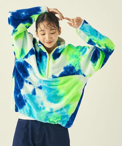 info. BEAUTY&YOUTH(インフォビューティアンドユース)の「<info. BEAUTY&YOUTH> フリース プルオーバー ブルゾン(その他アウター・メンズ・ケリー/ロイヤルブルー/ブラック/その他1・M/S/L)」の1枚目の写真